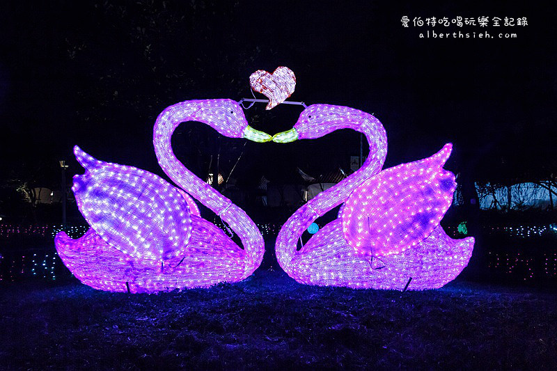 2016台灣燈會在桃園.中路服務區:副燈祥猴獻桃(風禾公園2號轉運站&美食區) @愛伯特