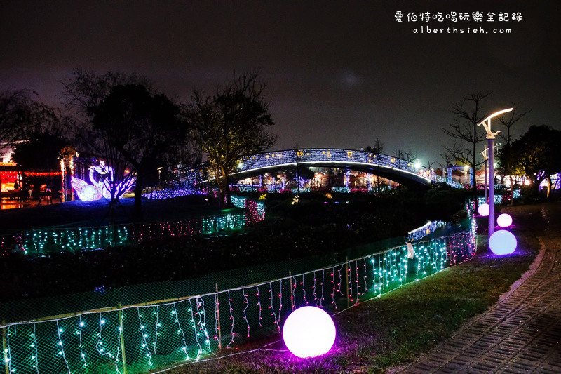 2016台灣燈會在桃園.中路服務區:副燈祥猴獻桃(風禾公園2號轉運站&美食區) @愛伯特