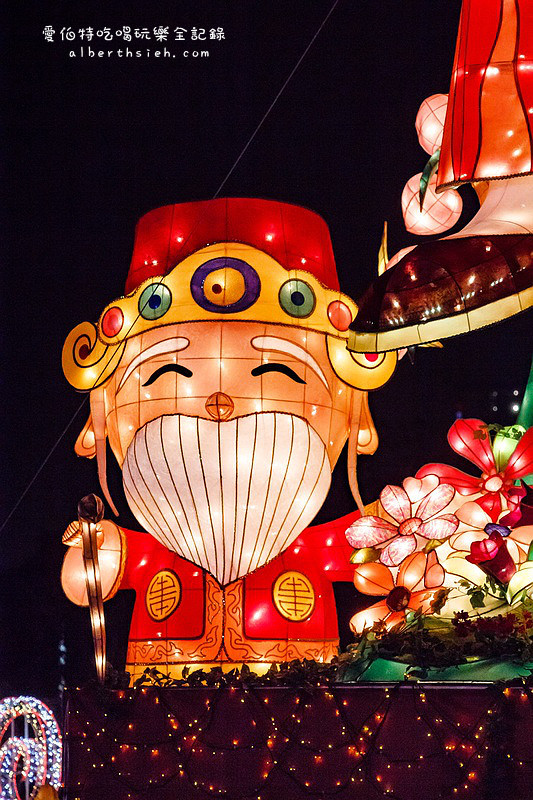 2016台灣燈會在桃園.中路服務區:副燈祥猴獻桃(風禾公園2號轉運站&美食區) @愛伯特