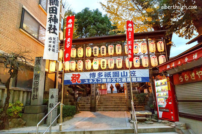 櫛田神社．九州福岡景點（博多總鎮守祇園山笠超豪華絢麗）