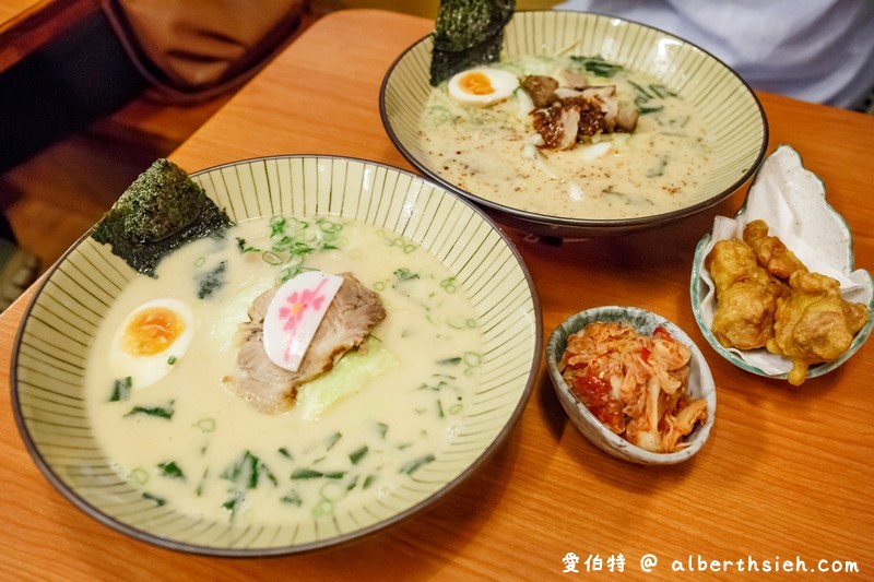 博多11川番町豚骨拉麵．銘傳龜山美食（湯頭香醇，味道不錯但價錢稍貴） @愛伯特