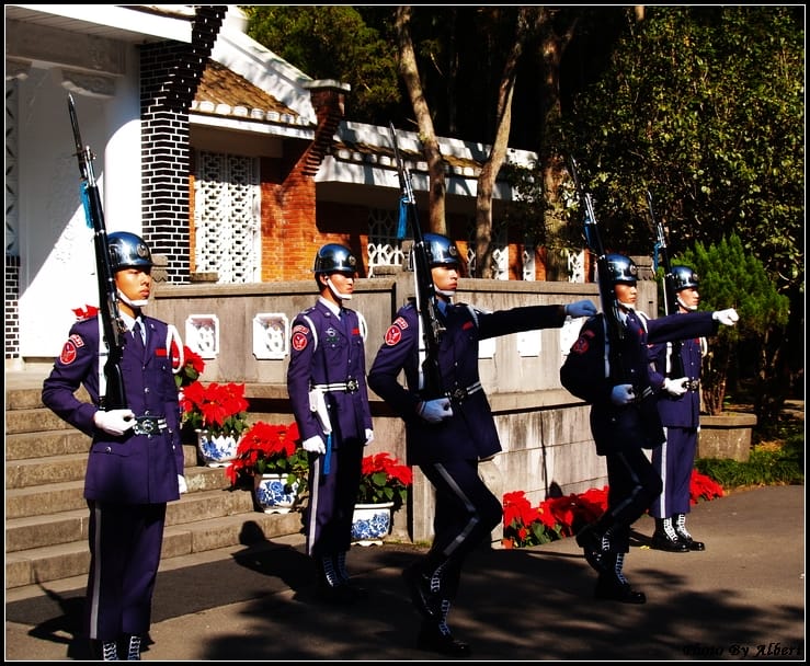 【桃園旅遊景點】桃園大溪．慈湖（衛兵交接）