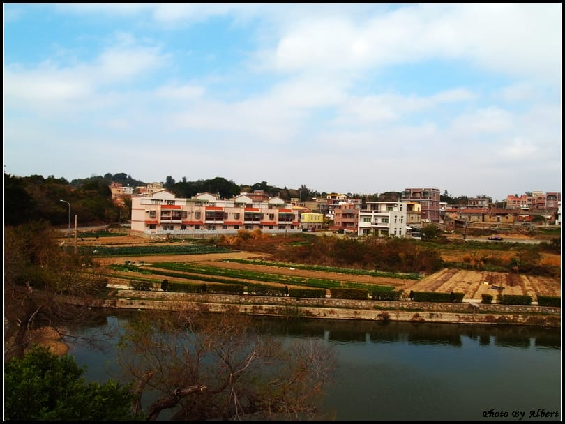 【金門旅遊景點】金門金城．古崗湖（半天然的湖泊，周側群山環抱）