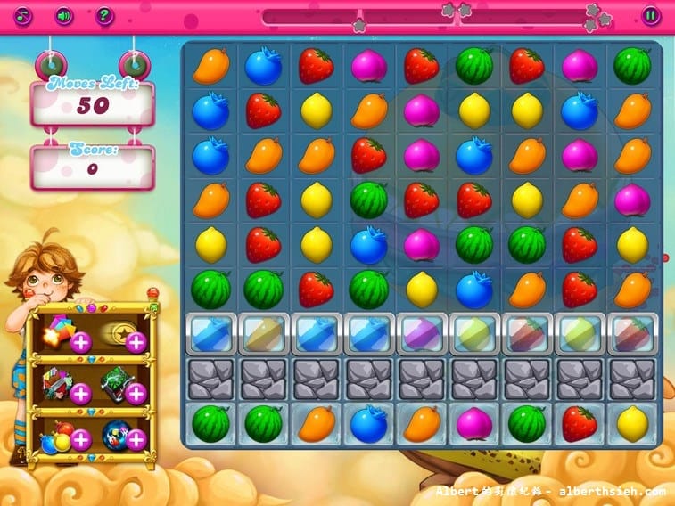 【APP遊戲】A+ Fruit Matching（Candy Crush Saga也有山寨版）