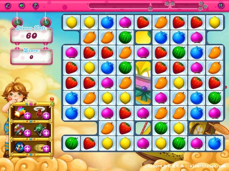 【APP遊戲】A+ Fruit Matching（Candy Crush Saga也有山寨版）