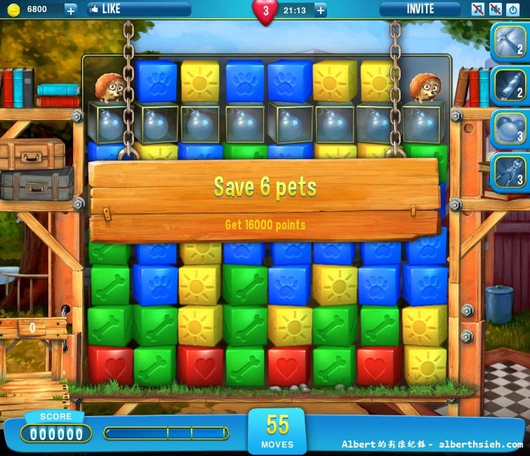 【APP遊戲】Pet Rescue Saga寵物大營救（比Candy Crush更有趣的方塊消除遊戲）