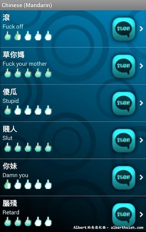 【APP軟體】Swearport（國際粗話大全教你罵粗話）