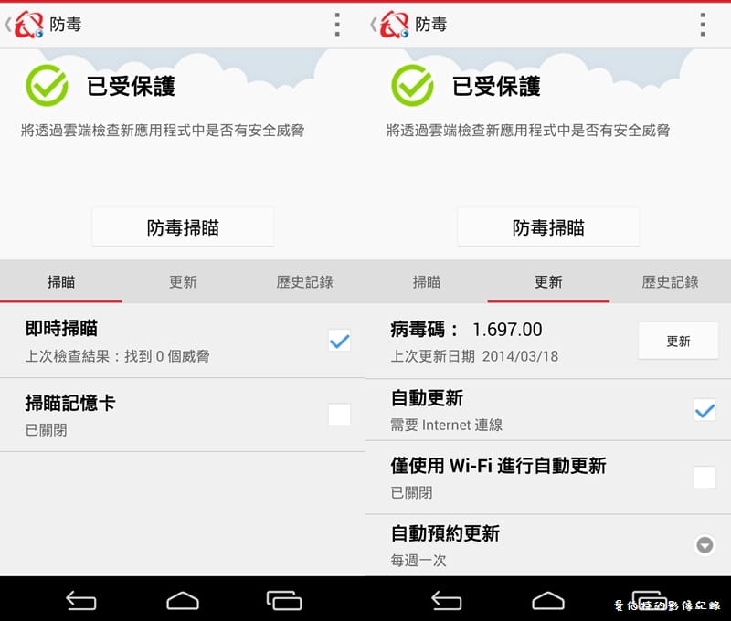 【APP軟體】手機防毒．行動安全防護-全民版（毒詐竊盜色擾六大防護功能完全免費）