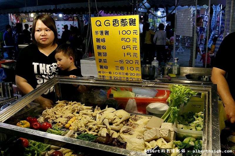 【夜市美食】新北市樹林．大安花園觀光夜市（大衛可麗餅、QG香蔥雞、爆醬脆皮魷魚、林記麻辣王）