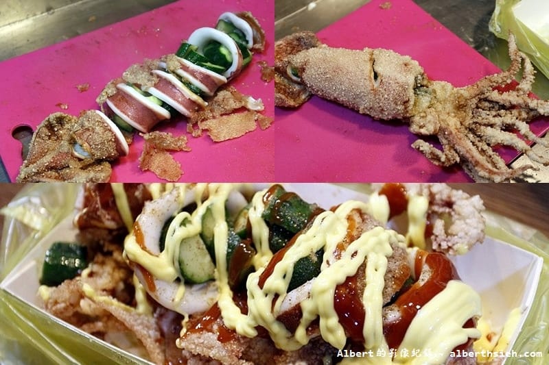 【夜市美食】新北市樹林．大安花園觀光夜市（大衛可麗餅、QG香蔥雞、爆醬脆皮魷魚、林記麻辣王）