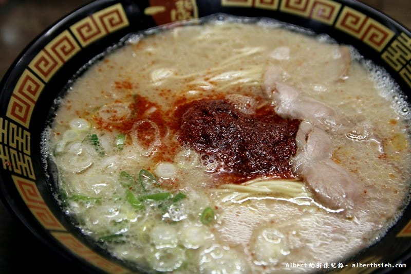 一蘭拉麵．廣島本通美食（美味濃郁的湯頭真是太讓人回味了）