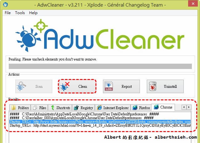 【清除工具】AdwCleaner（一鍵解決網頁綁架，或者無法移除的工具列、廣告軟體）