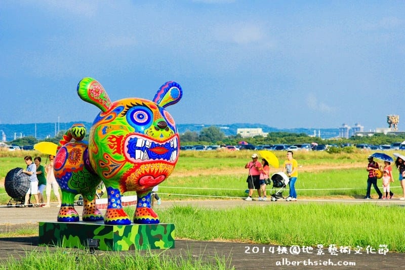 【月兔】桃園大園．2014桃園地景藝術節（張洹的六道輪迴超震撼）