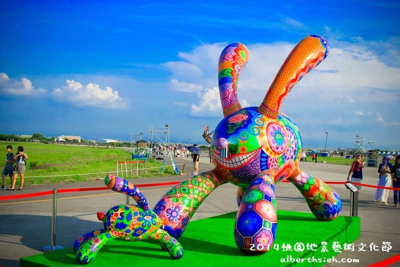 【月兔】桃園大園．2014桃園地景藝術節（張洹的六道輪迴超震撼）