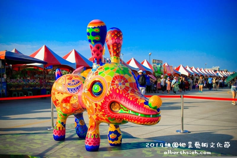 【月兔】桃園大園．2014桃園地景藝術節（張洹的六道輪迴超震撼）