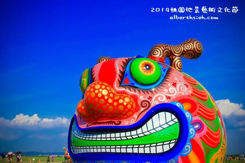 【月兔】桃園大園．2014桃園地景藝術節（張洹的六道輪迴超震撼）