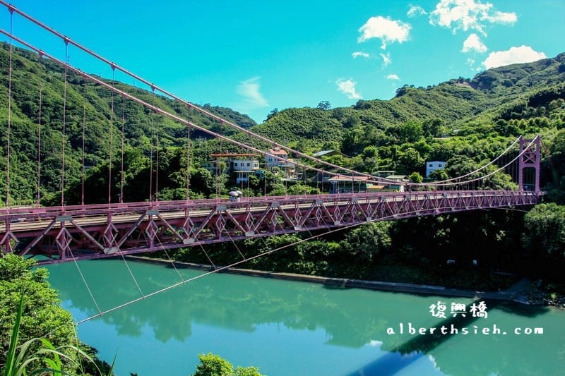 復興橋&羅浮橋．桃園景點（超粉嫩又夢幻的粉紅色拱形橋墩）