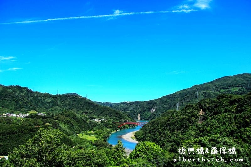 復興橋&羅浮橋．桃園景點（超粉嫩又夢幻的粉紅色拱形橋墩）