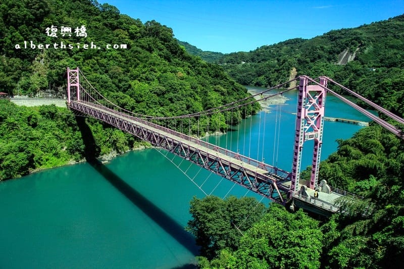復興橋&羅浮橋．桃園景點（超粉嫩又夢幻的粉紅色拱形橋墩）