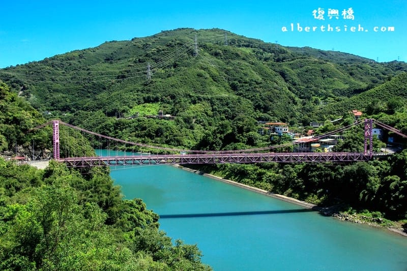 復興橋&羅浮橋．桃園景點（超粉嫩又夢幻的粉紅色拱形橋墩）