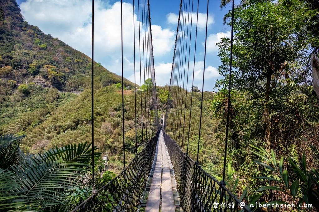 義興吊橋．桃園復興景點（賽德克巴萊彩虹橋，15層樓高200公尺長）