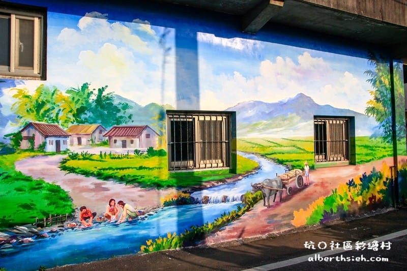 坑口彩繪村.桃園蘆竹景點(栩栩如生精彩生動的繪畫) - 第32張圖 桃園蘆竹.坑口社區彩繪村