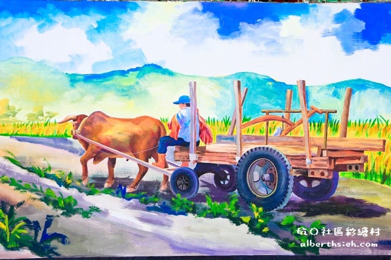 坑口彩繪村.桃園蘆竹景點(栩栩如生精彩生動的繪畫) - 第5張圖 桃園蘆竹.坑口社區彩繪村