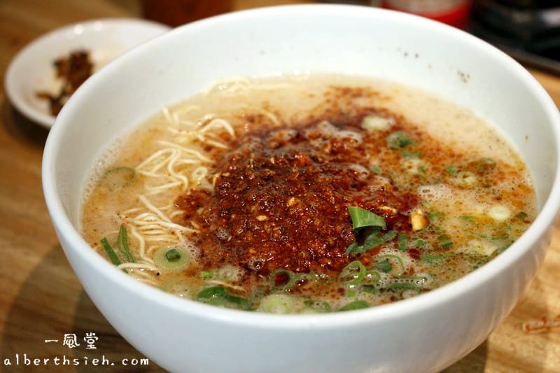 博多一風堂．廣島本通美食（小菜中的辣醬菜、辣豆苗超好吃）