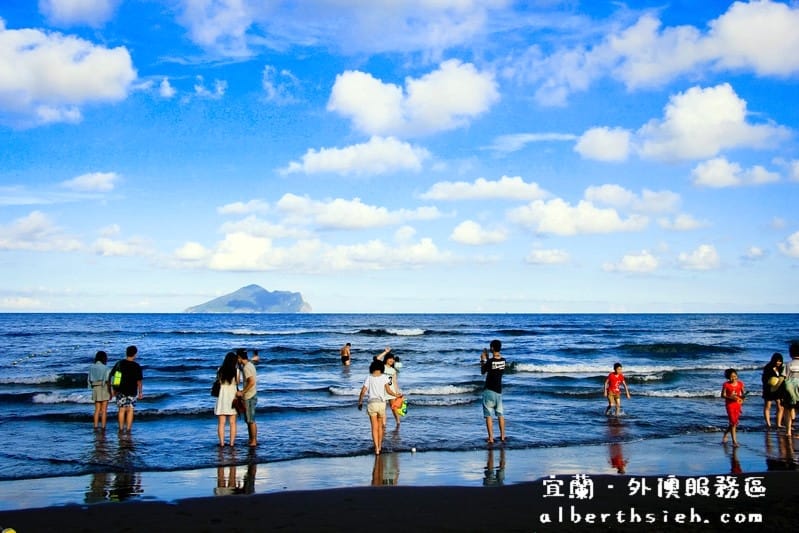 【龜山島景觀】宜蘭頭城．外澳服務區（坐擁無敵海景的金車伯朗咖啡館）