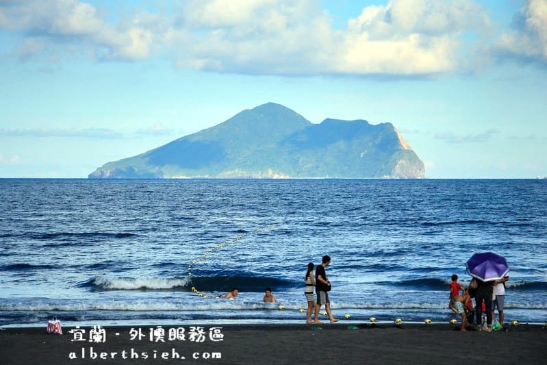 【龜山島景觀】宜蘭頭城．外澳服務區（坐擁無敵海景的金車伯朗咖啡館）