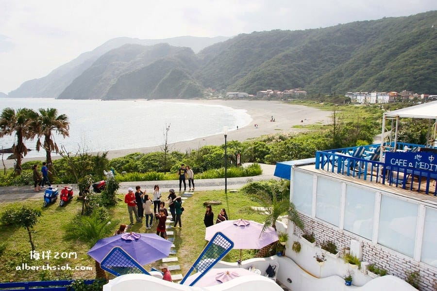 【海景咖啡廳】宜蘭蘇澳．海洋20M（可以一覽內埤海灣的希臘風格咖啡館）