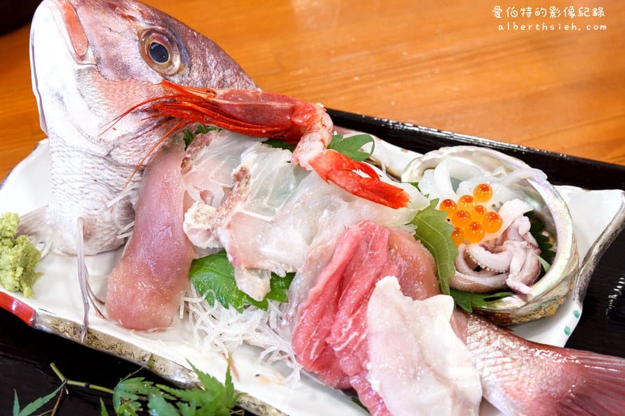 日本鳥取境港美食．海鮮料理丼や（刺身定食很美味鮮甜）