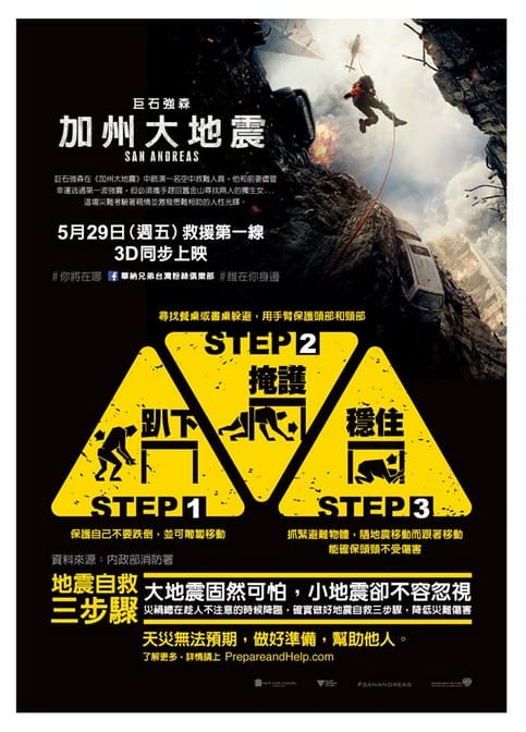 電影影評．加州大地震(San Andreas)（一波未平一波又起震撼你的視覺）