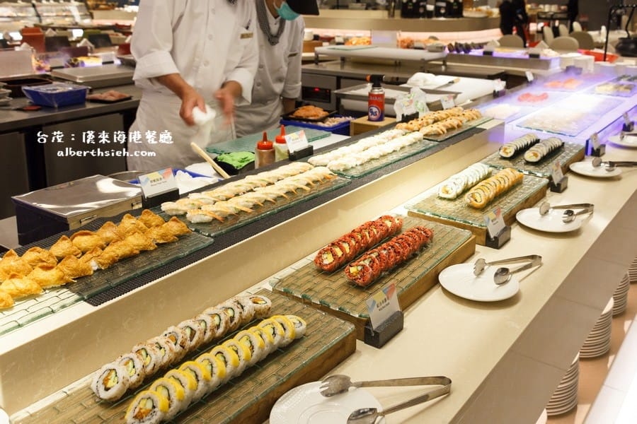漢來海港餐廳桃園店｜台茂蘆竹BUFFET吃到飽，海鮮甜點眾多