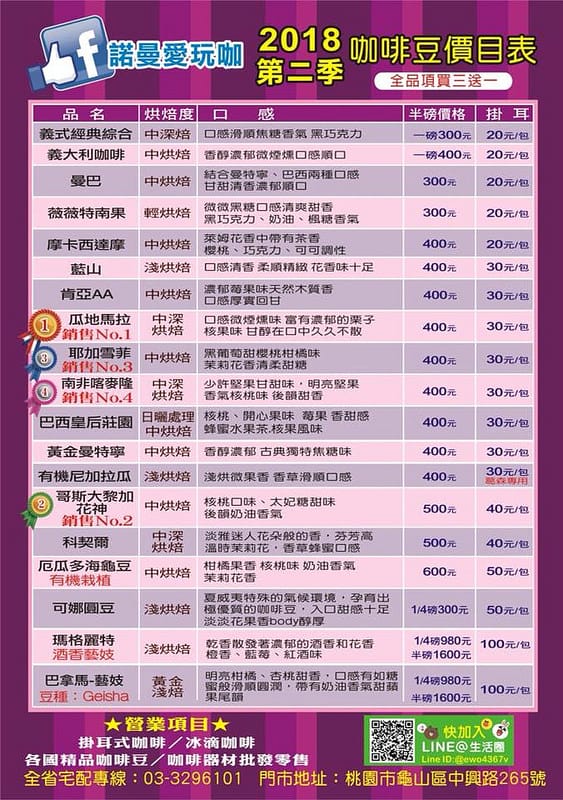 諾曼咖啡．桃園龜山美食（質樸卻一應俱全的咖啡舖）