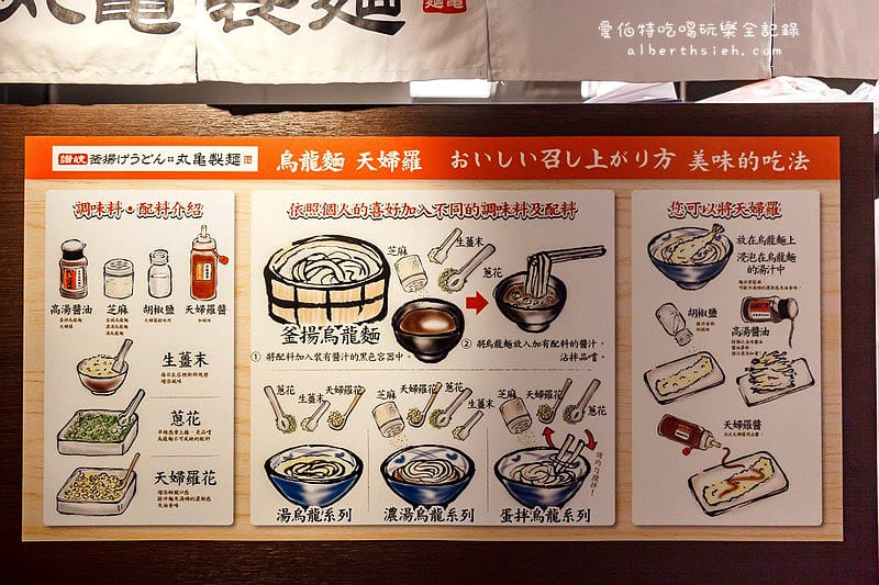 丸龜製麵．桃園新光三越美食（烏龍麵條Q彈滑順好吃）