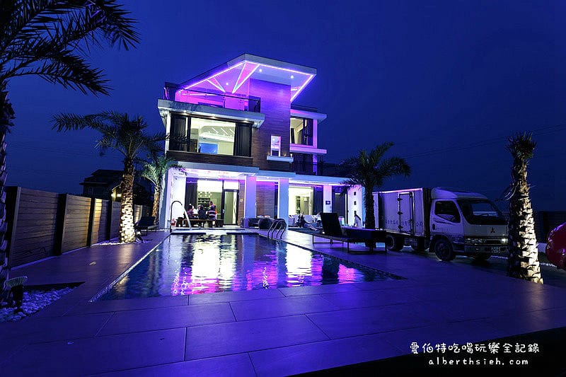 宜蘭五結．The One Villa 樂灣民宿（偶像劇般的泳池派對）