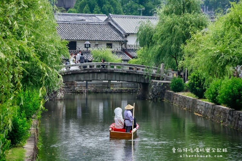 倉敷美觀地區｜日本岡山景點，夜景超美，江戶時代悠閒美麗景致