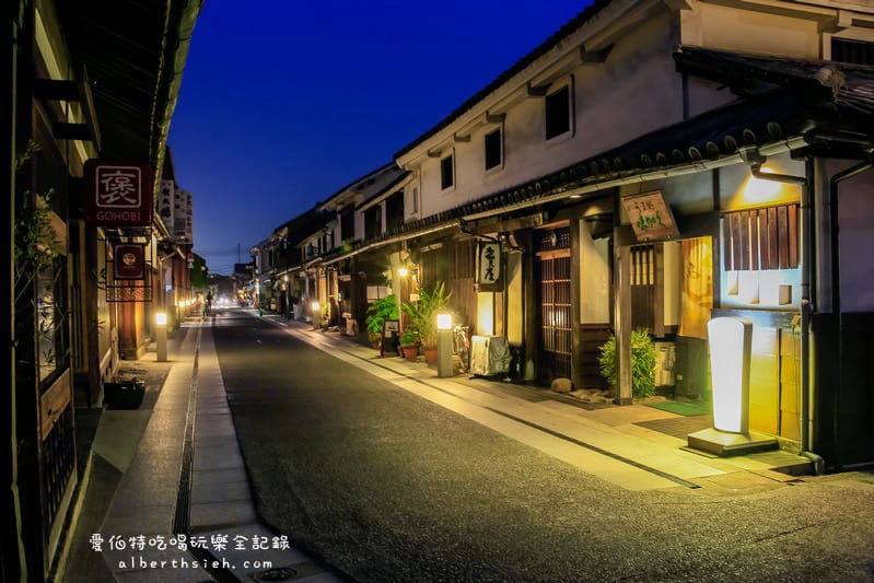 倉敷美觀地區｜日本岡山景點，夜景超美，江戶時代悠閒美麗景致
