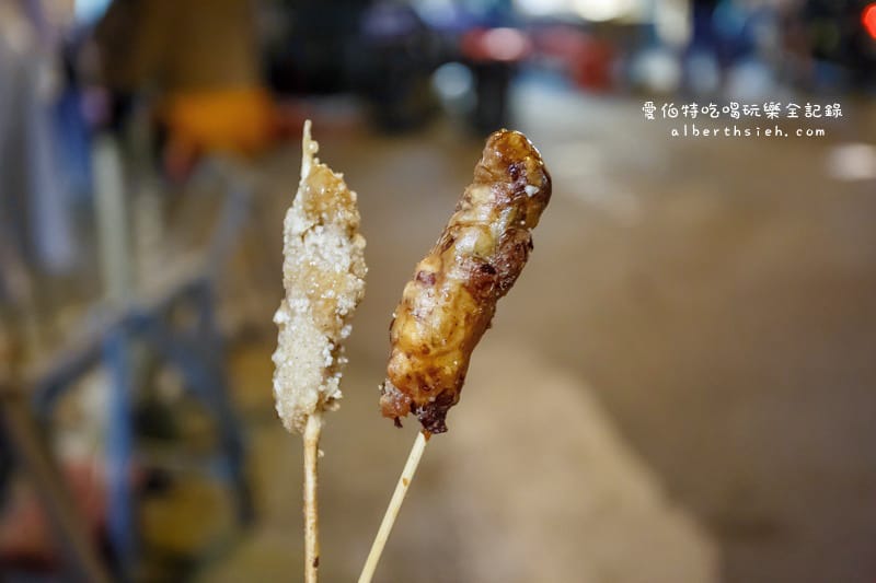 宜蘭市．東門夜市必吃美食（梁大胖碳烤、彭蔥油餅、美茶坊、龍鳳腿、善美燒仙草八寶冰）