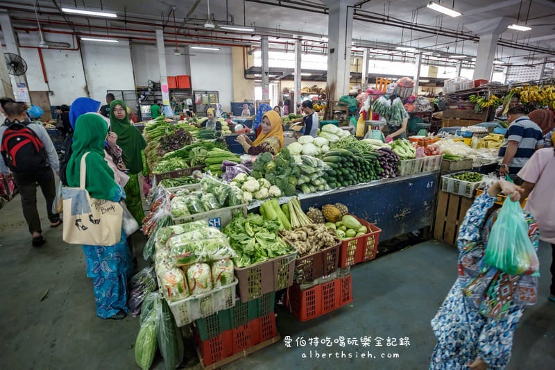 馬來西亞沙巴美食．山打根：中央巴剎（當地日常食材購買市場）