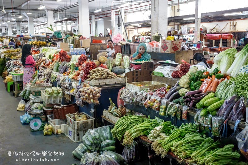 馬來西亞沙巴美食．山打根：中央巴剎（當地日常食材購買市場）