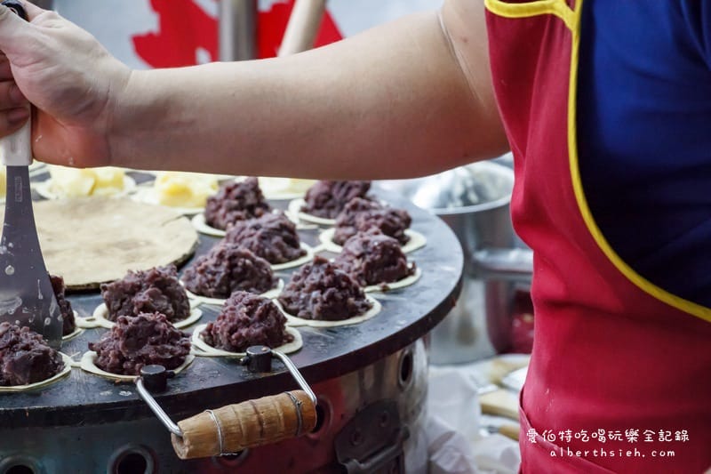 中華小棧紅豆餅．桃園區點心（10元爆漿車輪餅）