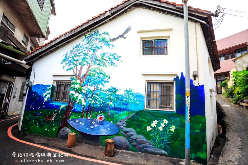 苗栗三義景點．建中國小99階3D彩繪階梯（把當地的特色景點通通畫進來）