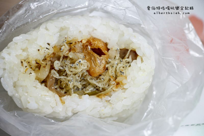 桃園早餐．阿展飯團（內餡多樣化的寶山市場知名餐點）