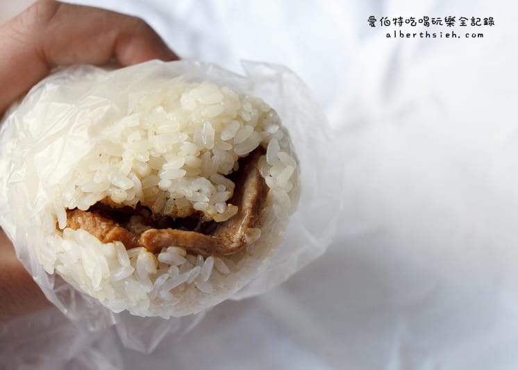 桃園早餐．阿展飯團（內餡多樣化的寶山市場知名餐點）
