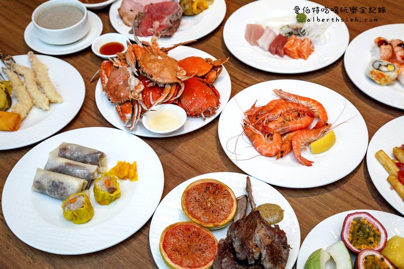 台北吃到飽．漢來海港餐廳-天母SOGO（Buffet種類超多螃蟹海鮮甜點讓你吃到爽）
