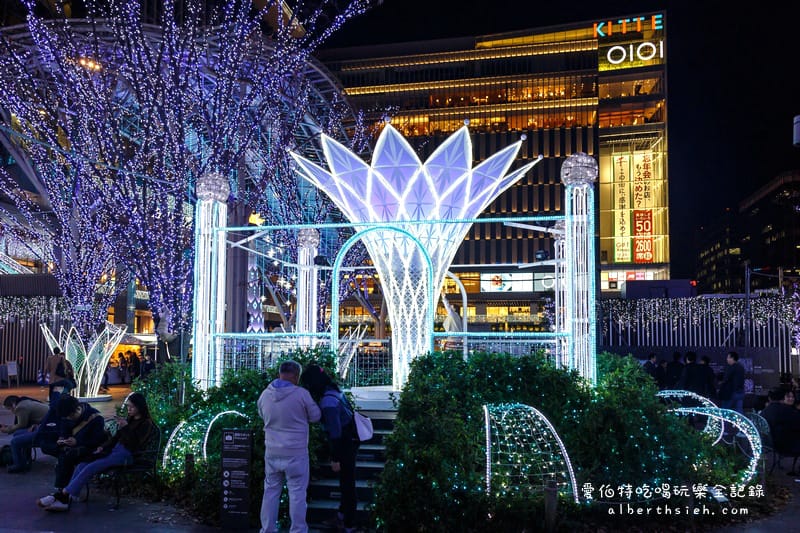 九州光の街博多駅（博多光之街80萬顆燈泡讓你感受濃厚的聖誕佳節氣氛）