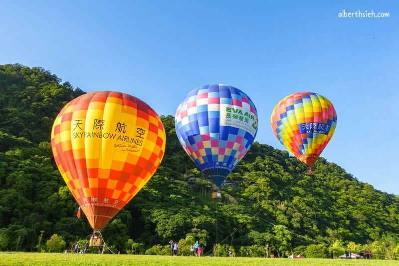 2017桃園熱氣球嘉年華．石門水庫（實景拍攝壯觀畫面）