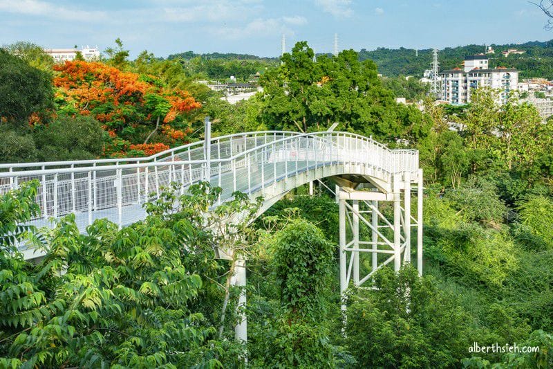 八卦山天空步道．彰化景點（1000公尺長的步道可以輕鬆散步賞美景）